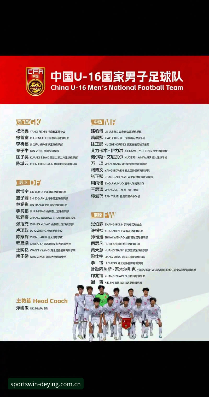 德赢体育使用教程 U17世界杯抽签结果深度剖析:中国足球青训迎来新挑战与机遇